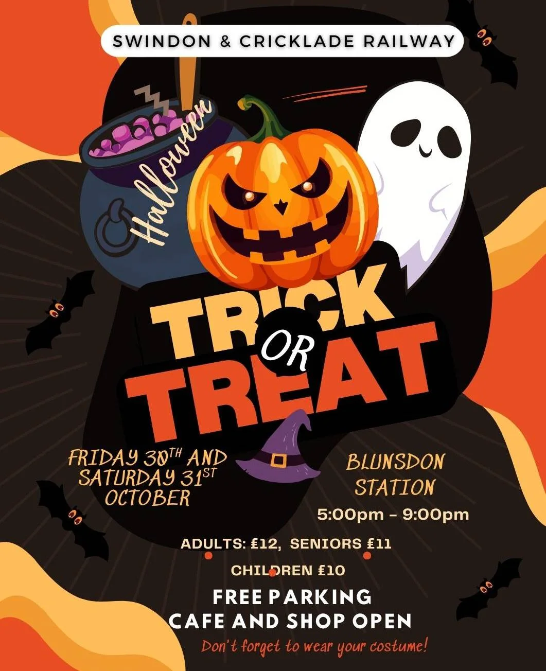 Halloween Ghost Train in Swindon