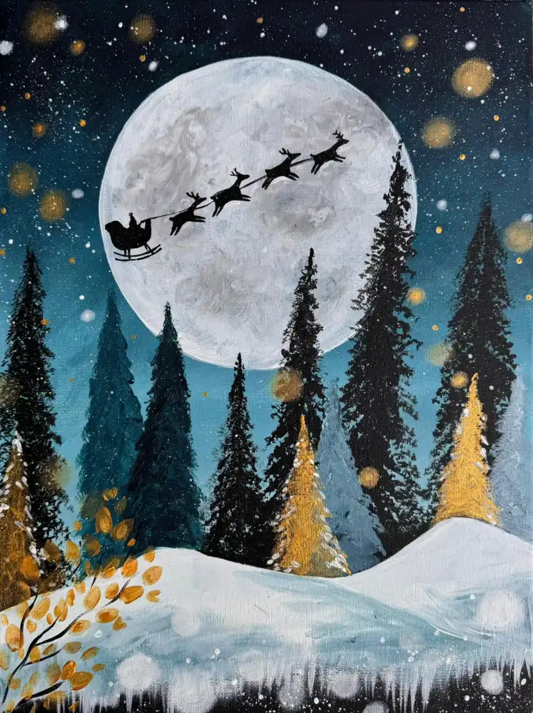 Festive Paint & Sip in Swindon