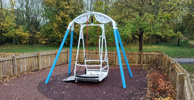 Coate Water Park Swing for Wheelchair users
