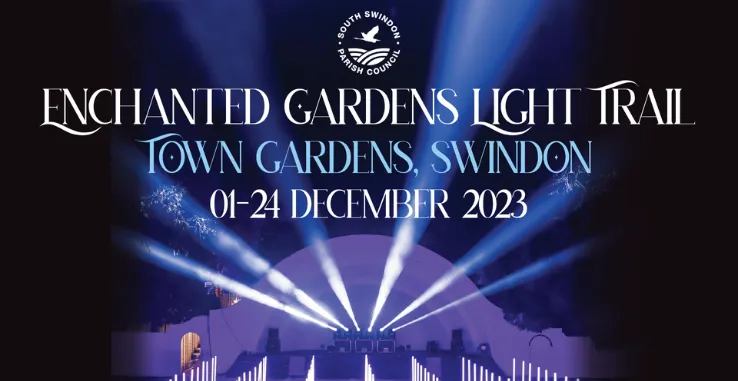 Enchanted Gardens Light Trail Town Gardens Swindon 2023